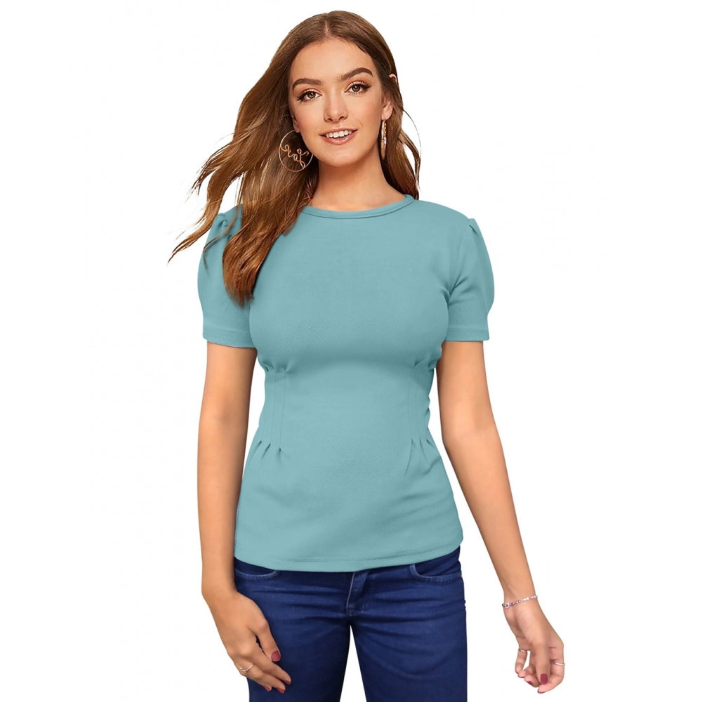 Women's Western Wear Hosiery T-Shirts (Pista)
