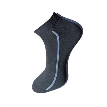 3_Pair Set Unisex Casual Cotton Solid Ankle Length Socks (Multicolor)