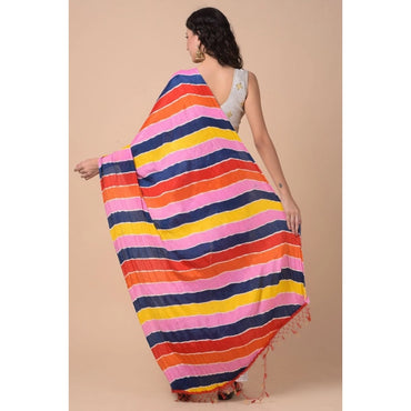 Women's Chanderi Printed Shawl (Multicolor, Length: 2.25 to 2.50 Mtr)