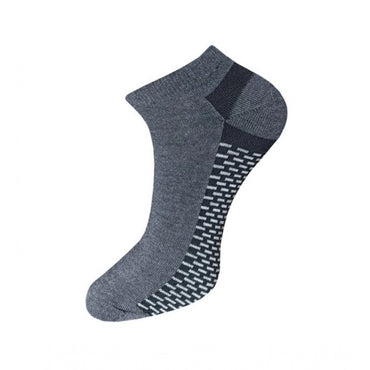 3_Pair Set Unisex Casual Cotton Solid Ankle Length Socks (Multicolor)
