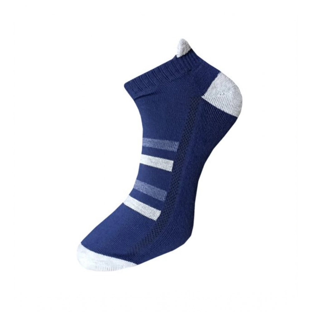 3_Pair Set Unisex Casual Cotton Printed Ankle Length Socks (Multicolor)