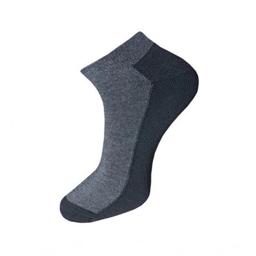 3_Pair Set Unisex Casual Cotton Solid Ankle Length Socks (Multicolor)