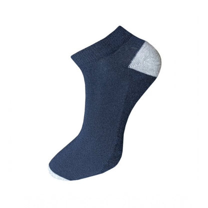 3_Pair Set Unisex Casual Cotton Solid Ankle Length Socks (Multicolor)