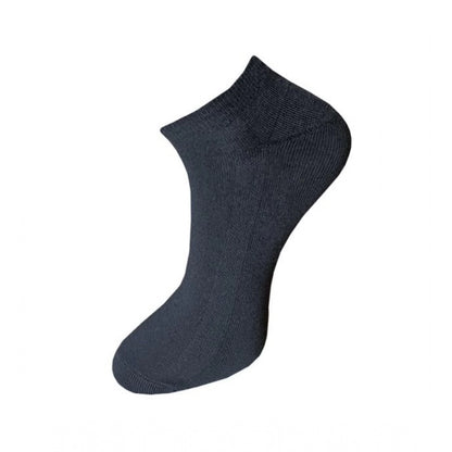 3_Pair Set Unisex Casual Cotton Solid Ankle Length Socks (Multicolor)