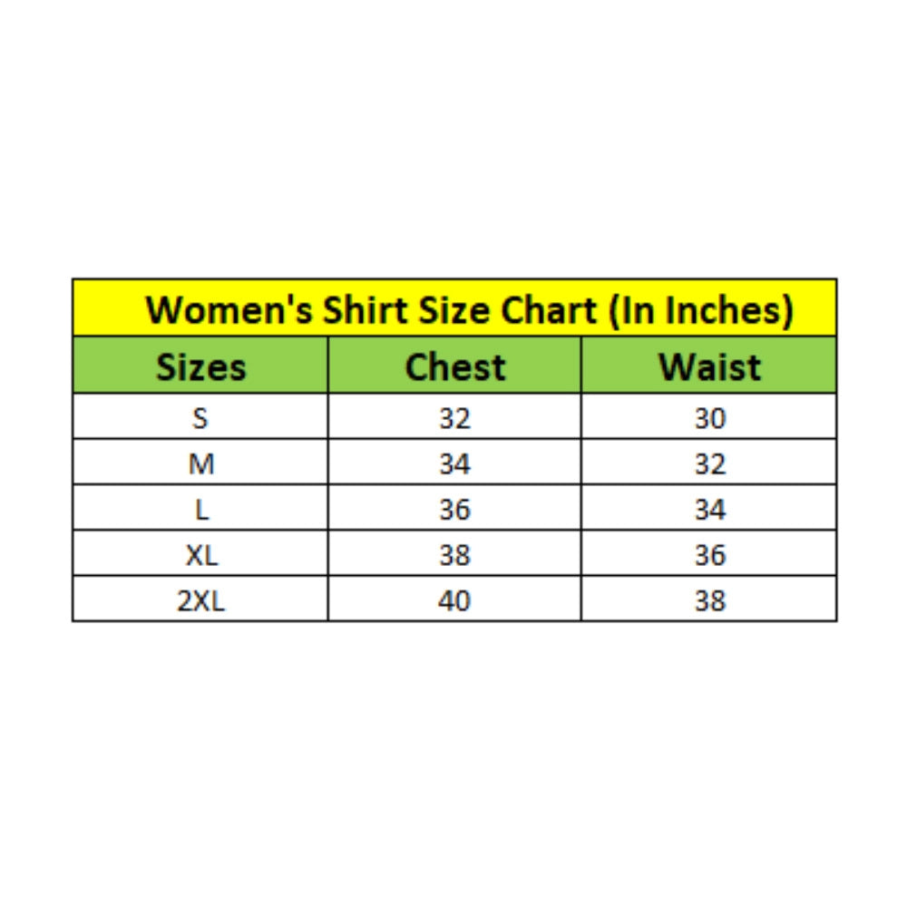 Women's Satin Printed Long Sleeves Standard Length Shirt (Black - Gold)